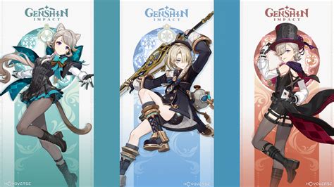 All 7 Genshin Impact 4.0 Fontaine Character Leaks。